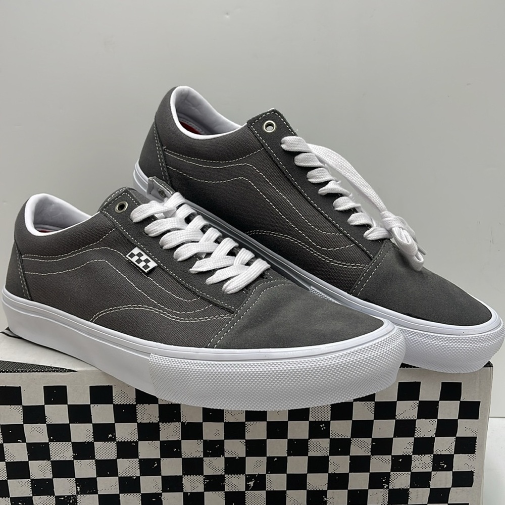 Vans Men’s Skate Old Skool 
Pewter/True White
VN0A5FCB195 Sneakers - Picture 4 of 16